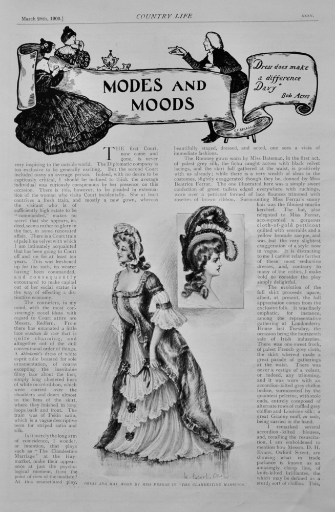 Modes and Moods.  (Country Life)  1903.