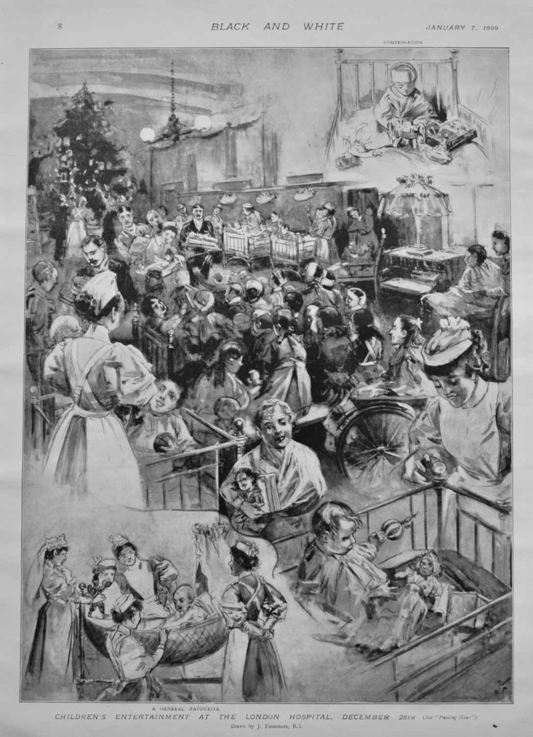 Children's Entertainment at the London Hospital, December 28th 1898.