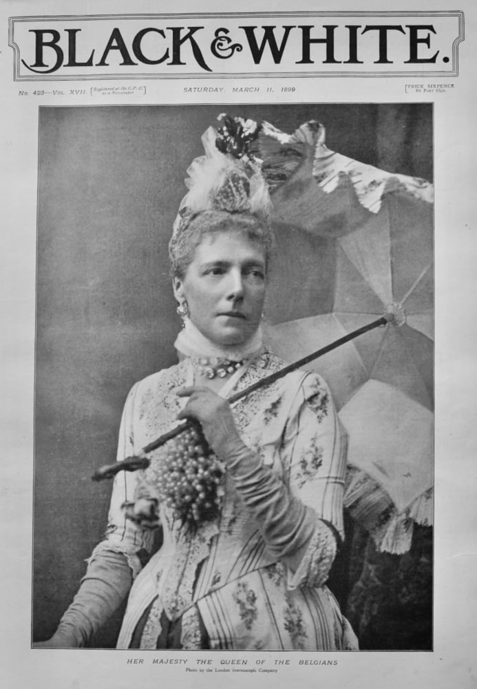 Her Majesty the Queen of the Belgians.  1899.