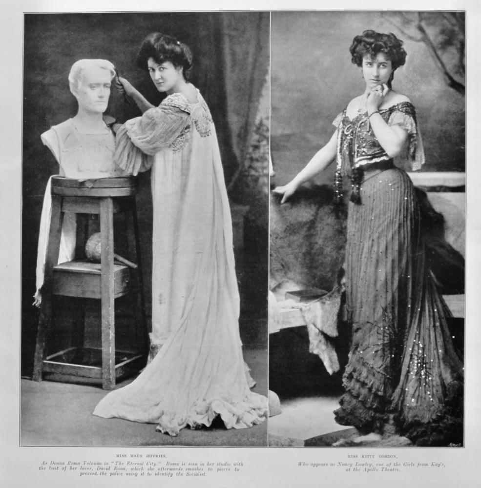 Miss Maud Jeffries.  &  Miss Kitty Gordon.  1903.