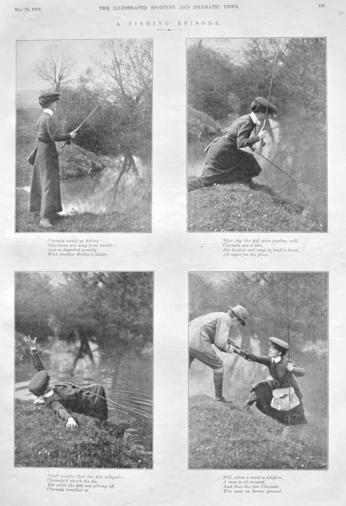 A Fishing Episode.  1903.