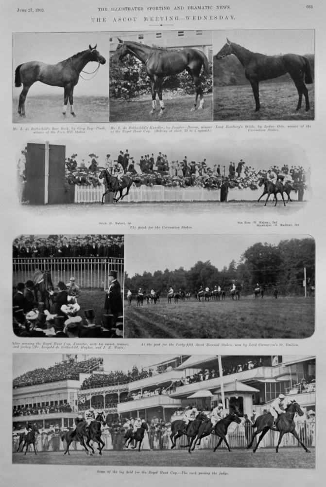 The Ascot Meeting.  Wednesday & Thursday 1903.