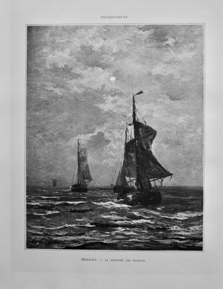 Mesdag. -  La Rentree Des Barques.  1892.