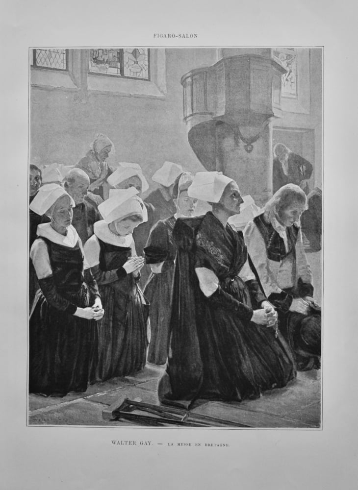 Walter Gay. - La Messe En Bretagne.  1892.