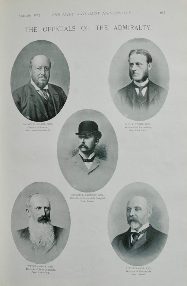The Officials of the Admiralty