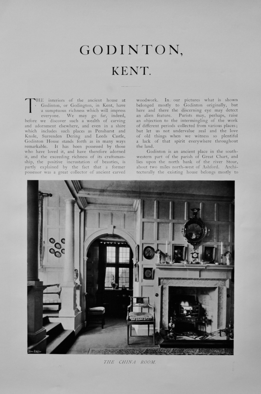 Godinton, Kent.  1904.
