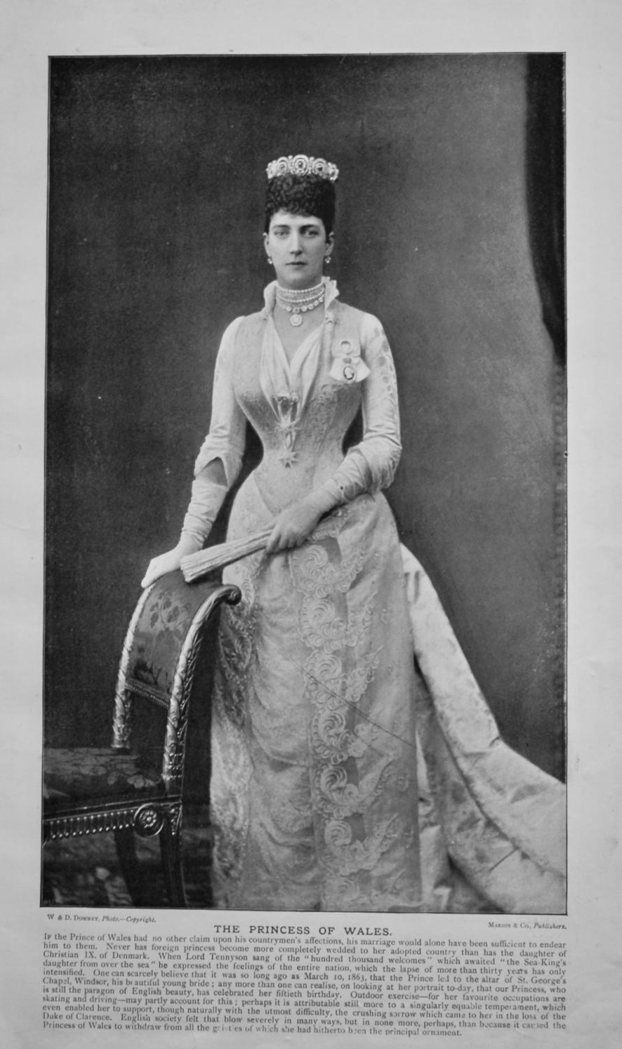 The Princess of Wales. 1900c.