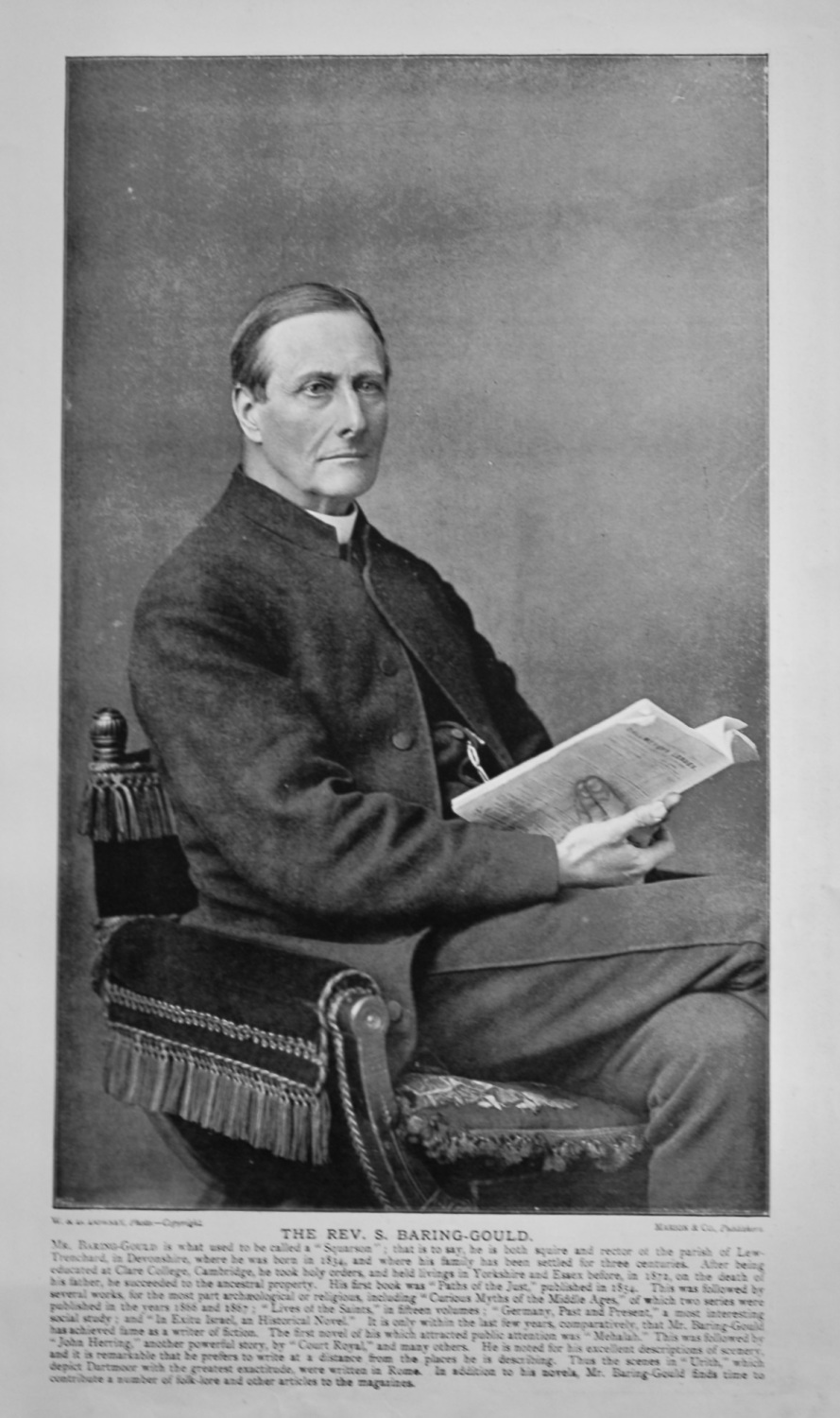 The Rev. S. Baring-Gould. 1900c.