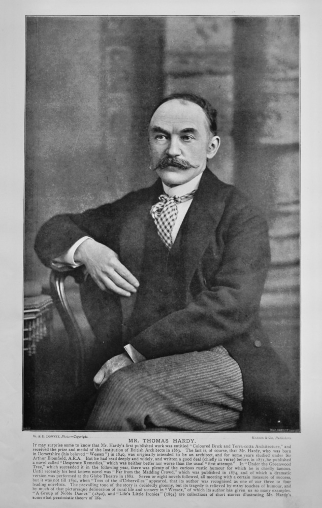 Mr. Thomas Hardy.  &  Sir Edwin Arnold.  1900c.