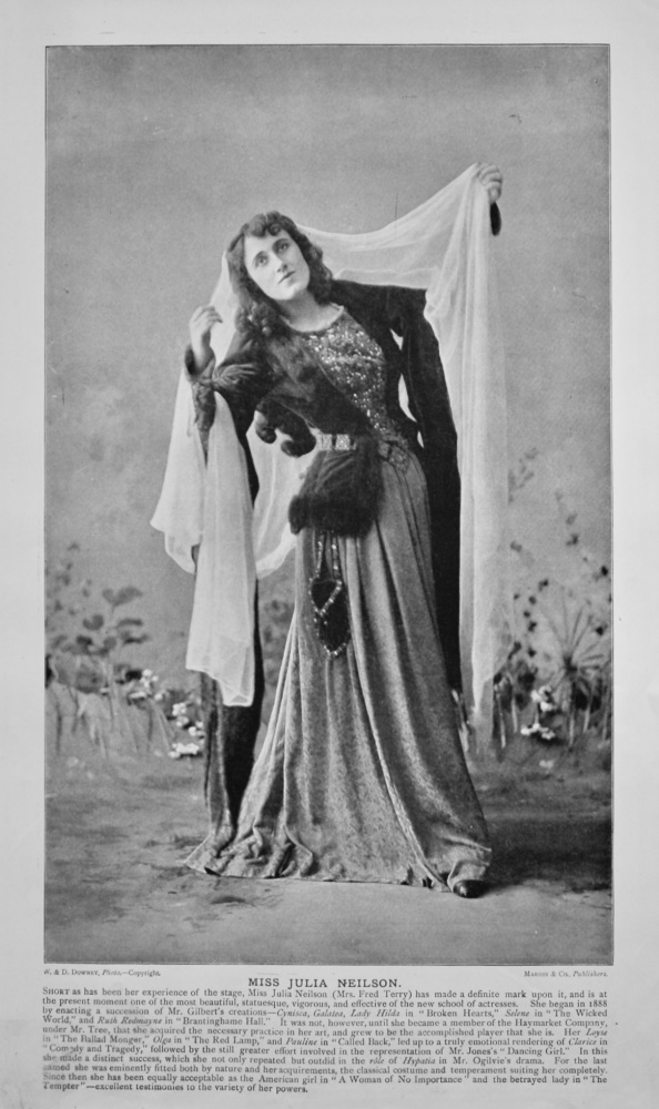 Miss Julia Neilson.  &  Mr. J. L. Toole.  1900c.
