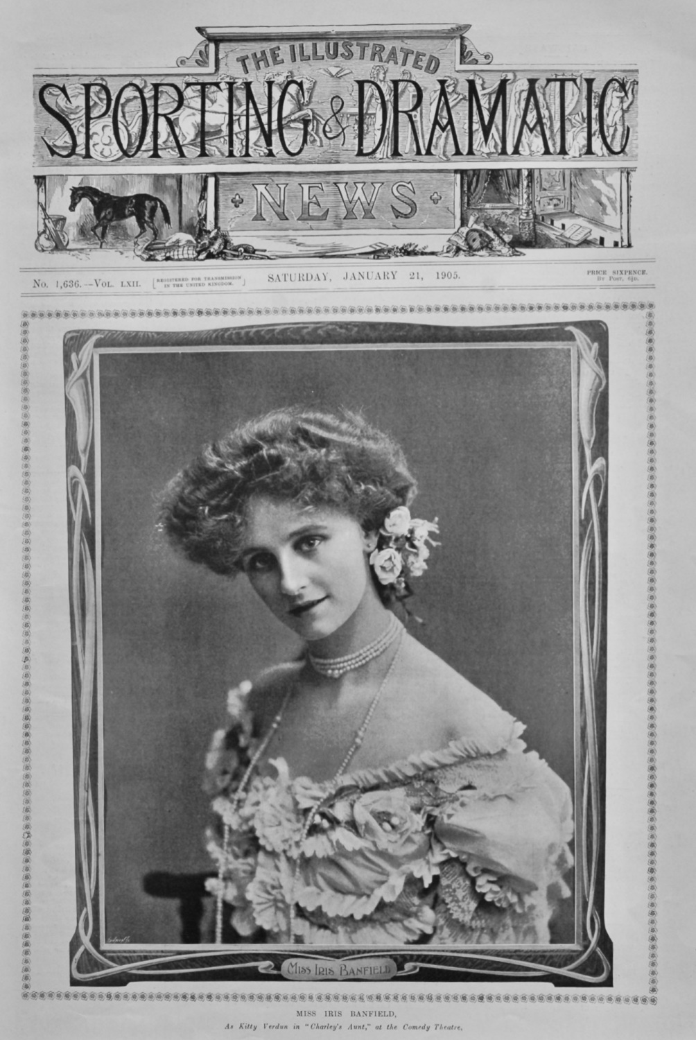 Miss Iris Banfield, as Kitty Verdun in 