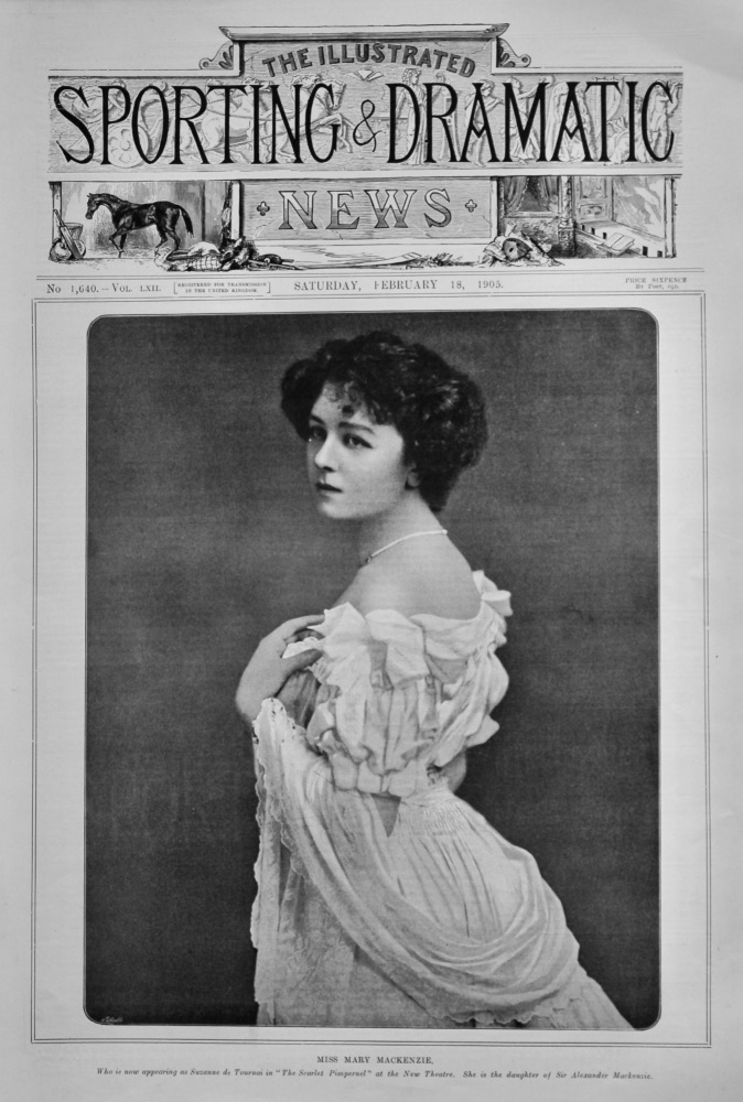 Miss Mary Mackenzie.  1905. 