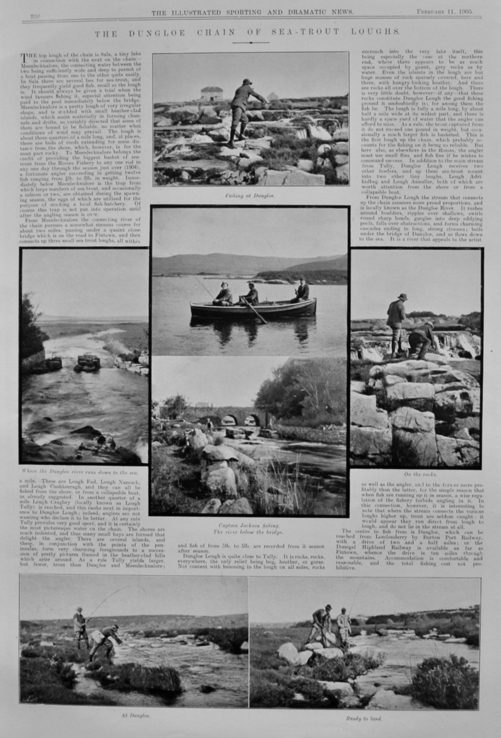 The Dungloe Chain of Sea-Trout Loughs.  1905.