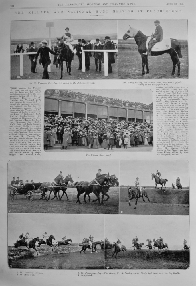 The Kildare and National Hunt Meeting at Punchestown.  1905.