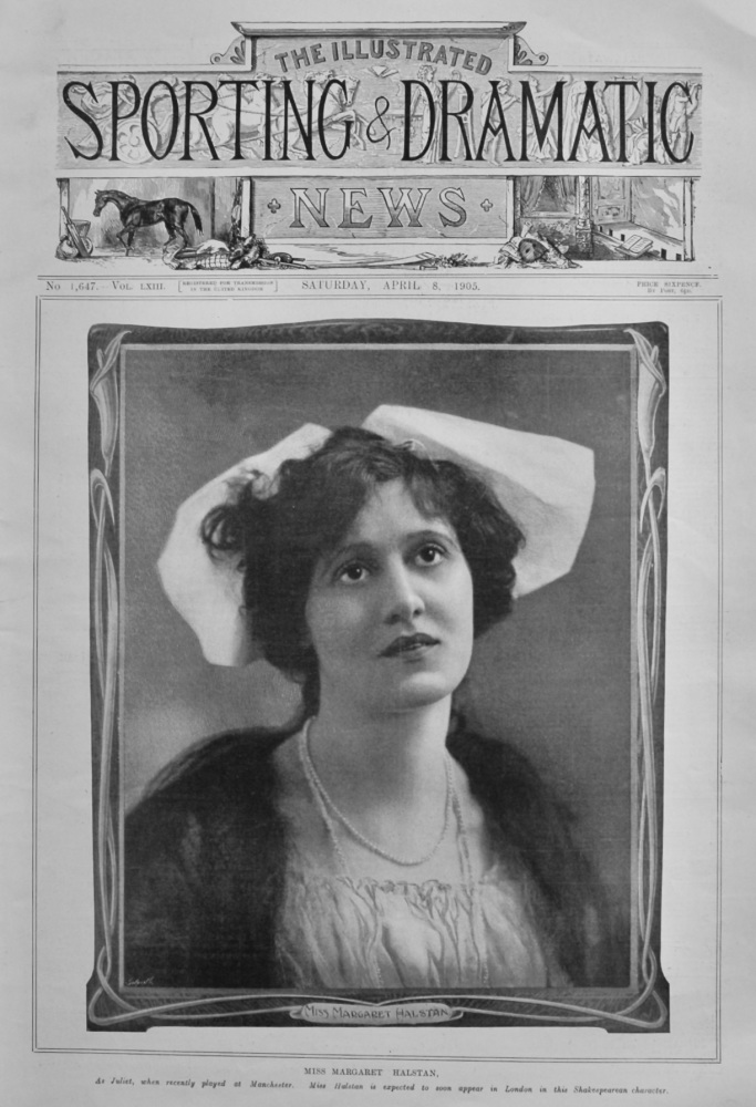 Miss Margaret Halstan. 1905.