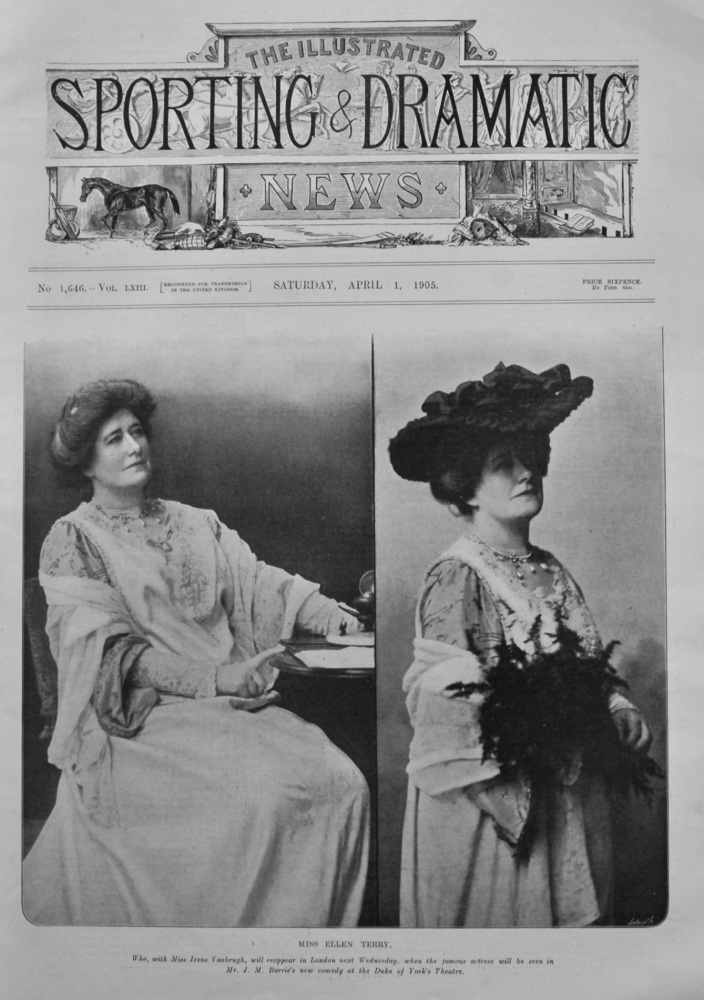 Miss Ellen Terry.  1905.