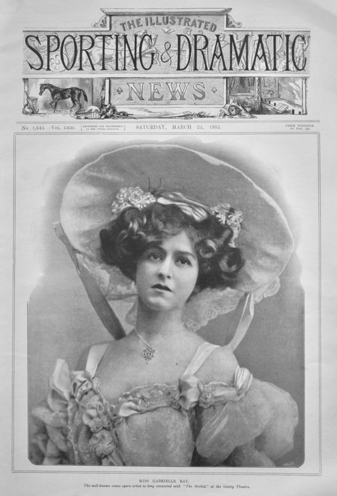 Miss Gabrielle Ray.  1905.
