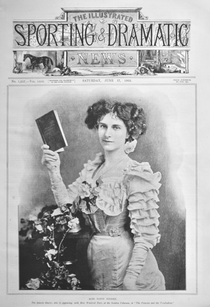 Miss Topsy Sinden.  1905.