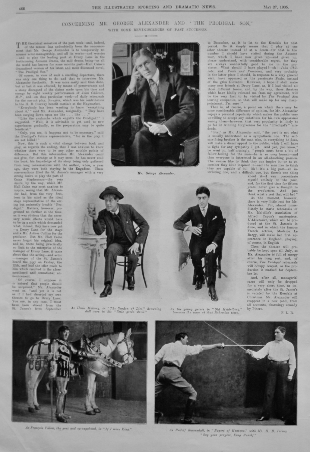 Concerning Mr. George Alexander and 