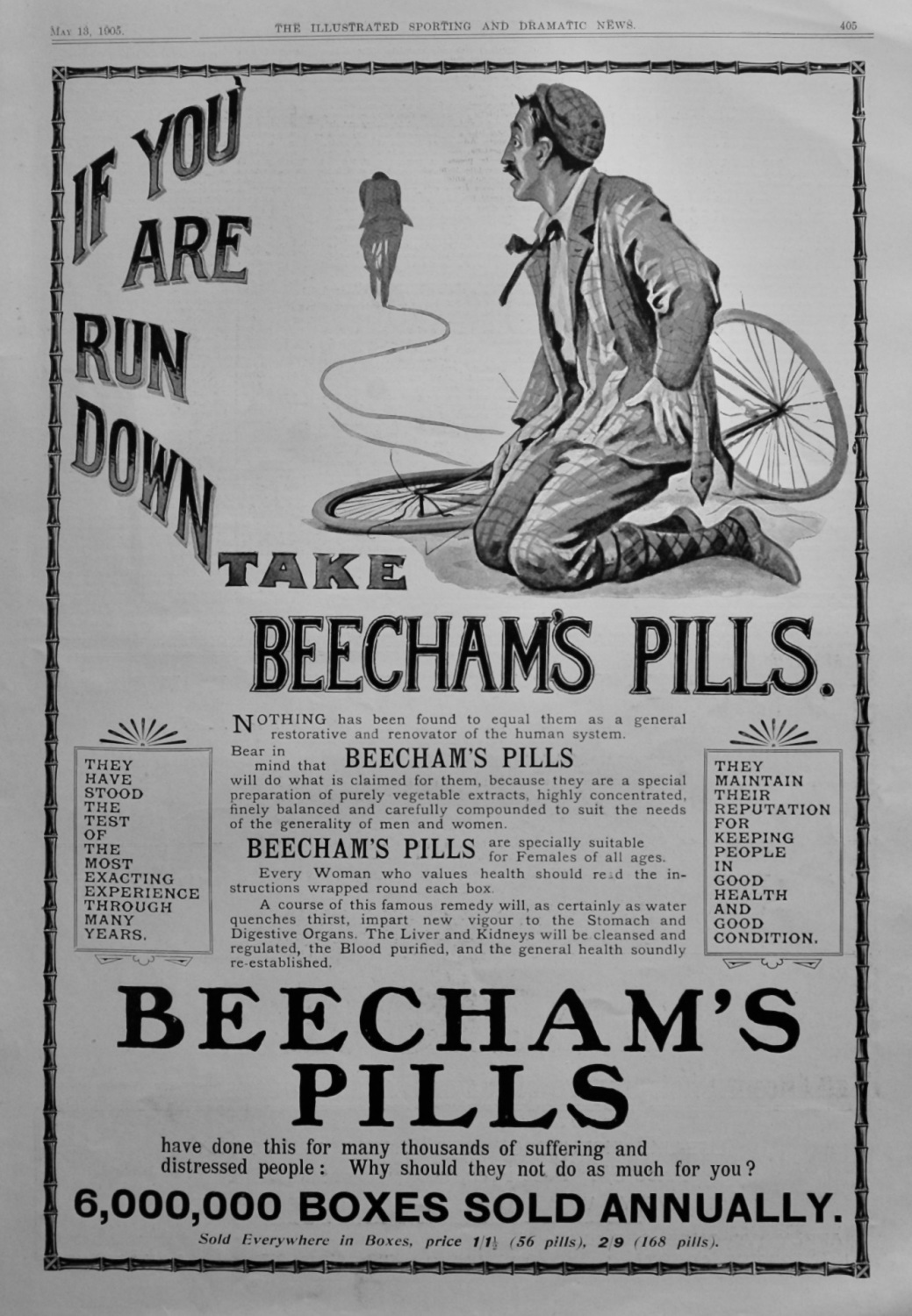 Beecham's Pills.  1905.