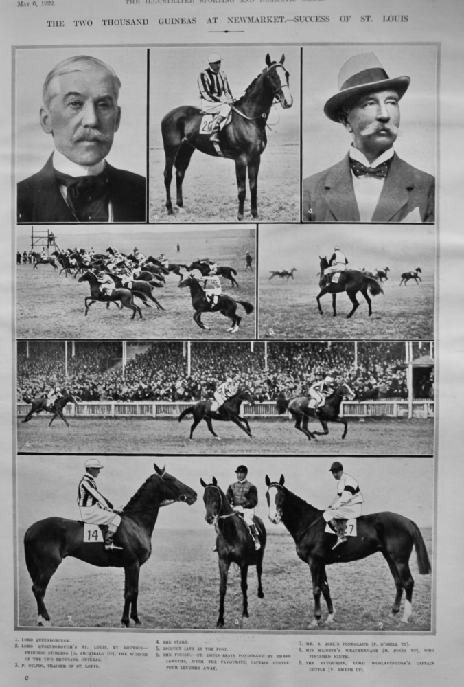 The Two Thousand Guineas at Newmarket.- Success of St. Louis.  1922.