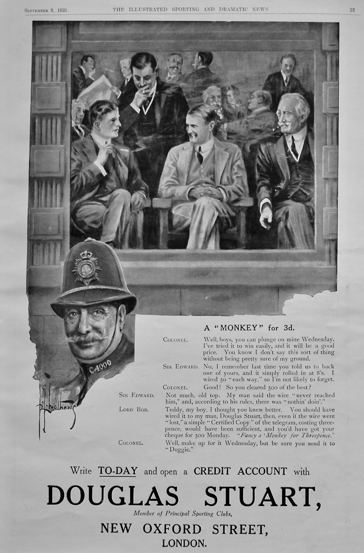 Douglas Stuart (Turf Accountant ) 1921 Douglas Stuart (Turf Accountant ) 1921