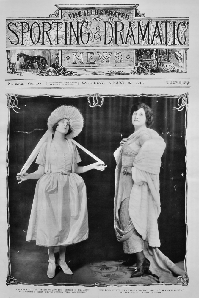 Miss Billie Hill. &  Miss Helen Stanton.  1921.