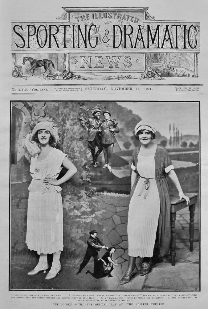 "The Golden Moth," the Musical Play at the Adelphi Theatre.  1921.