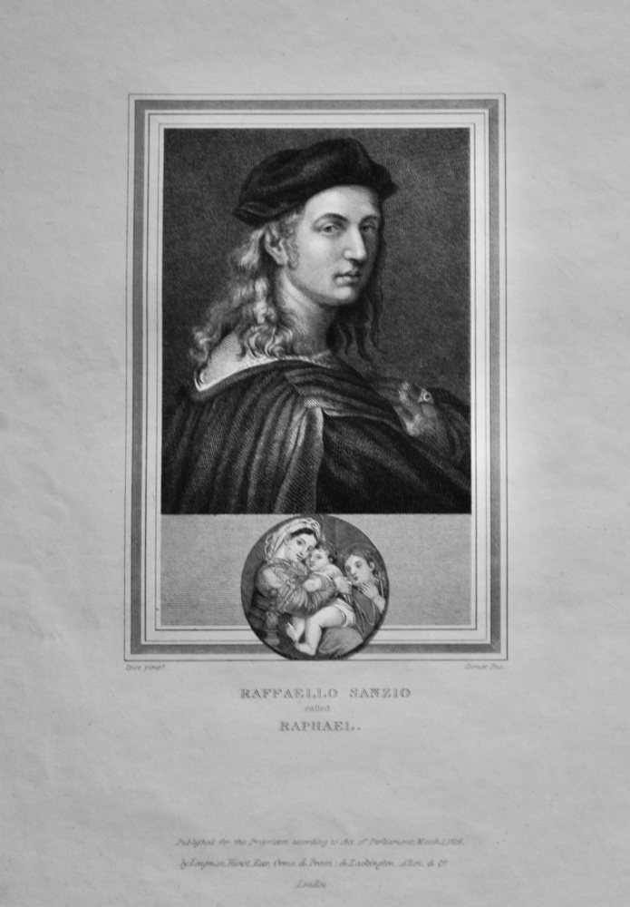 Raffaello Sanzio  called  Raphael.  1825.
