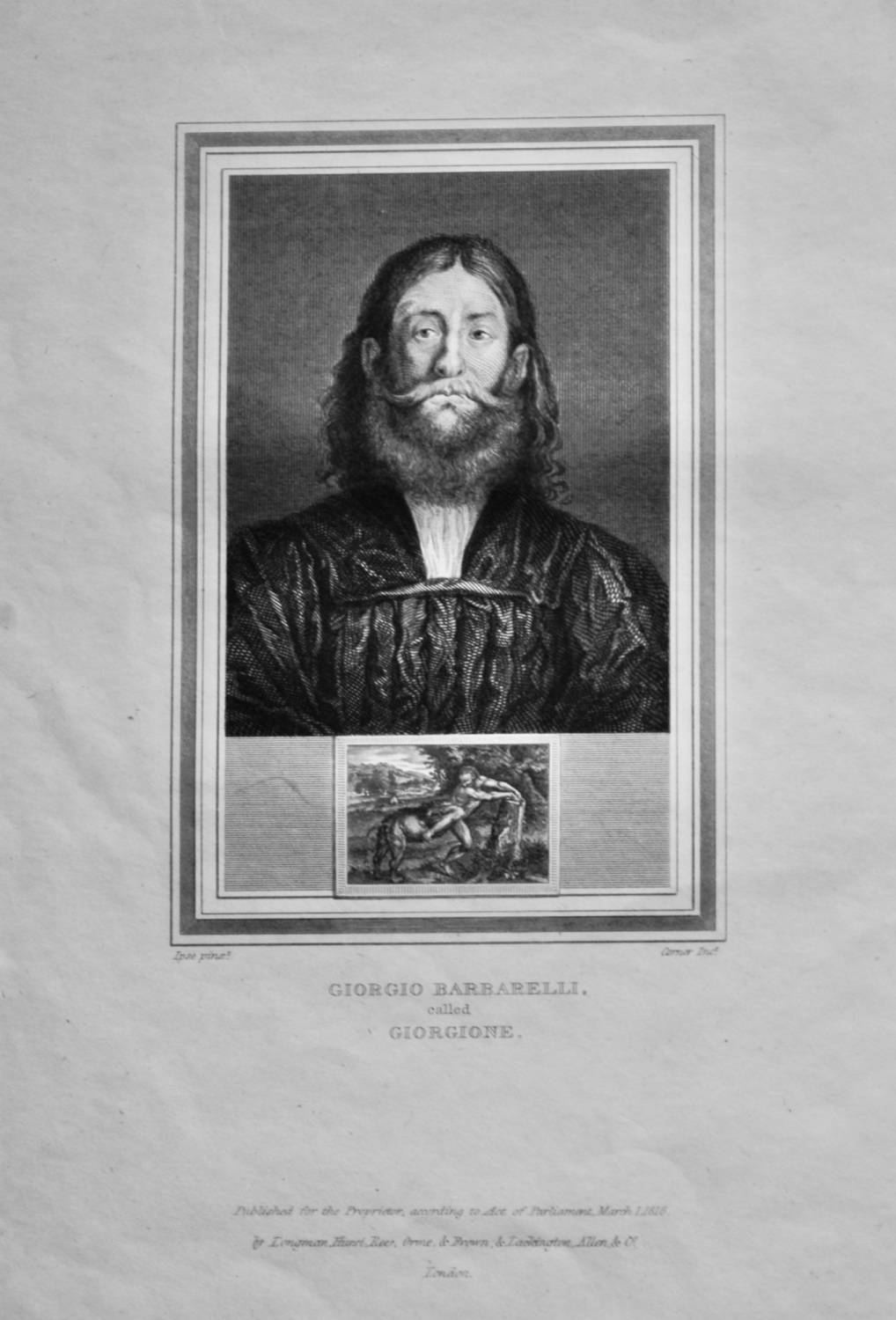 Giorgio Barbarelli.  called Giorgione.  1825.