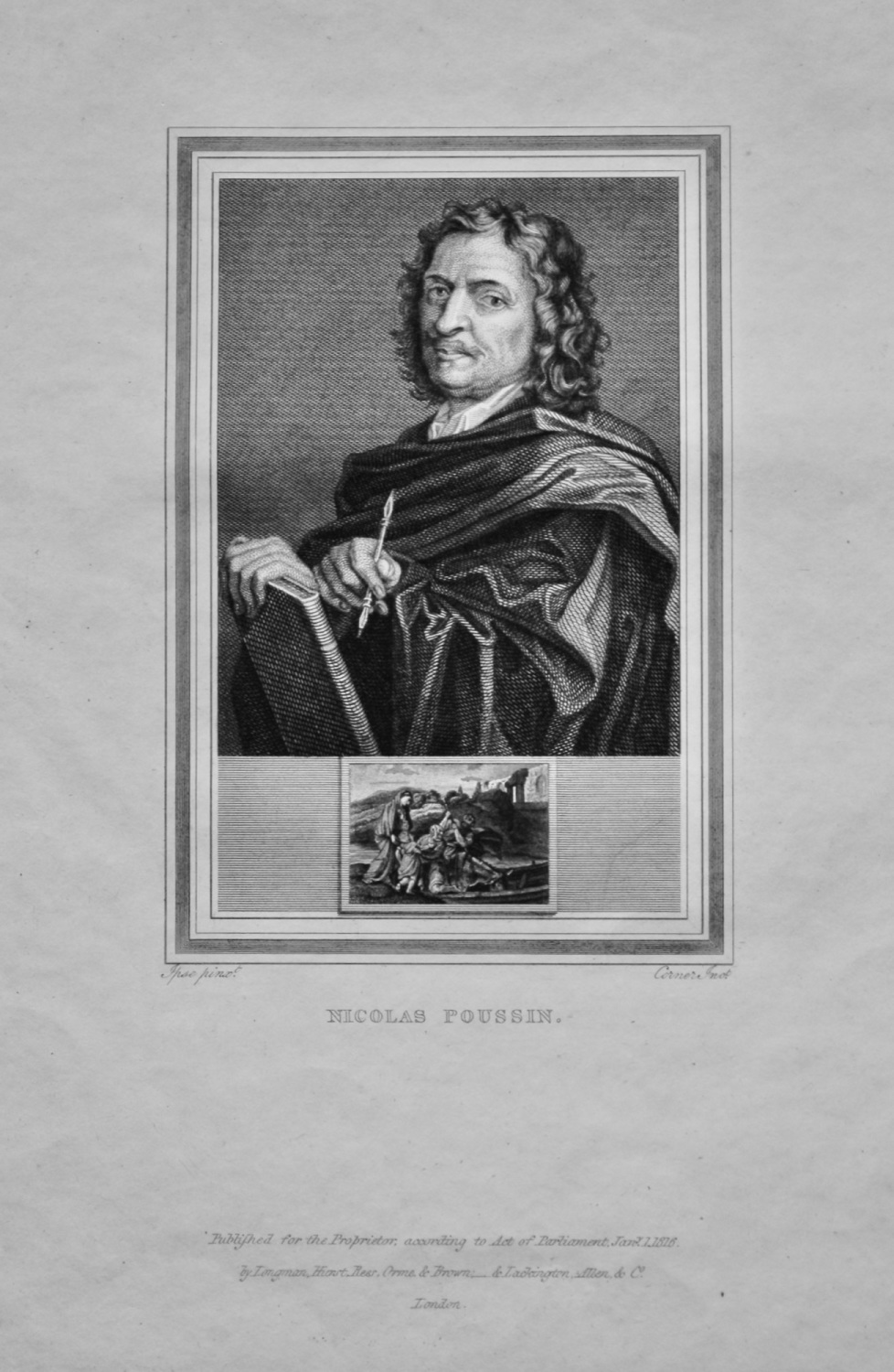 Nicolas Poussin.  1825.
