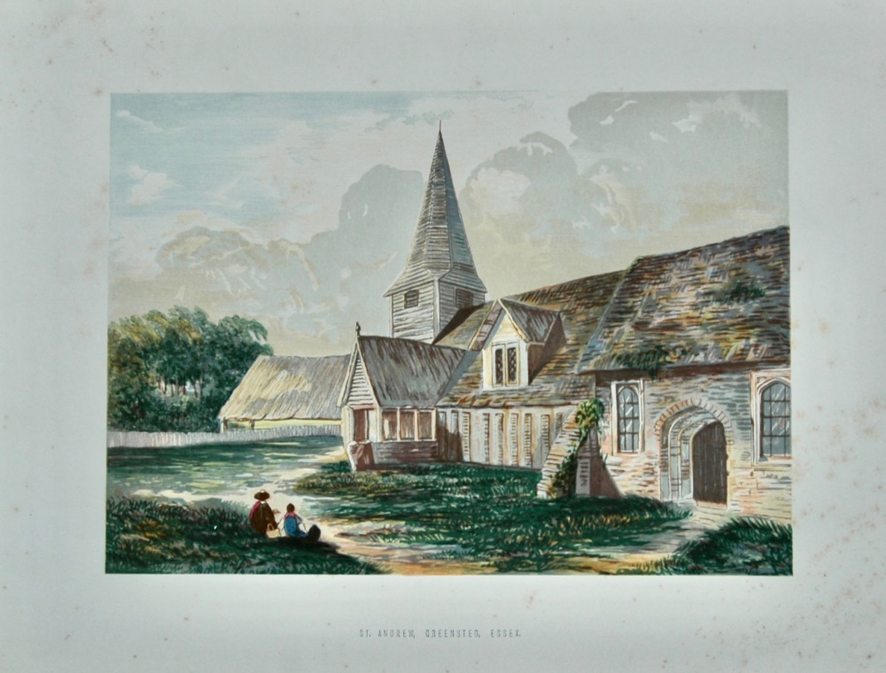 St. Andrew, Greensted,  Essex.  1869.