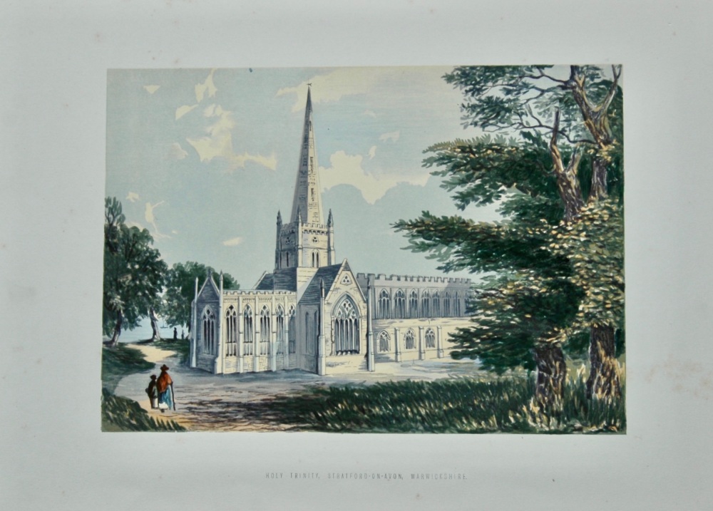 Holy Trinity, Stratford-on-Avon, Warwickshire.  1869.