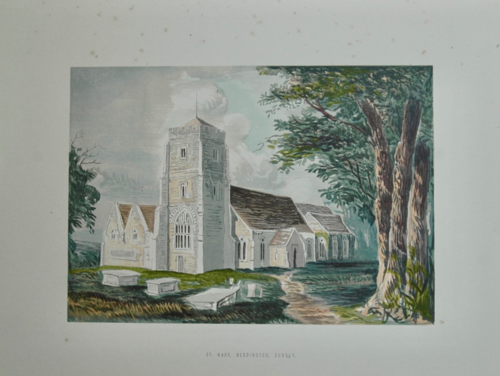 St. Mary, Beddington,  Surrey.  1869.