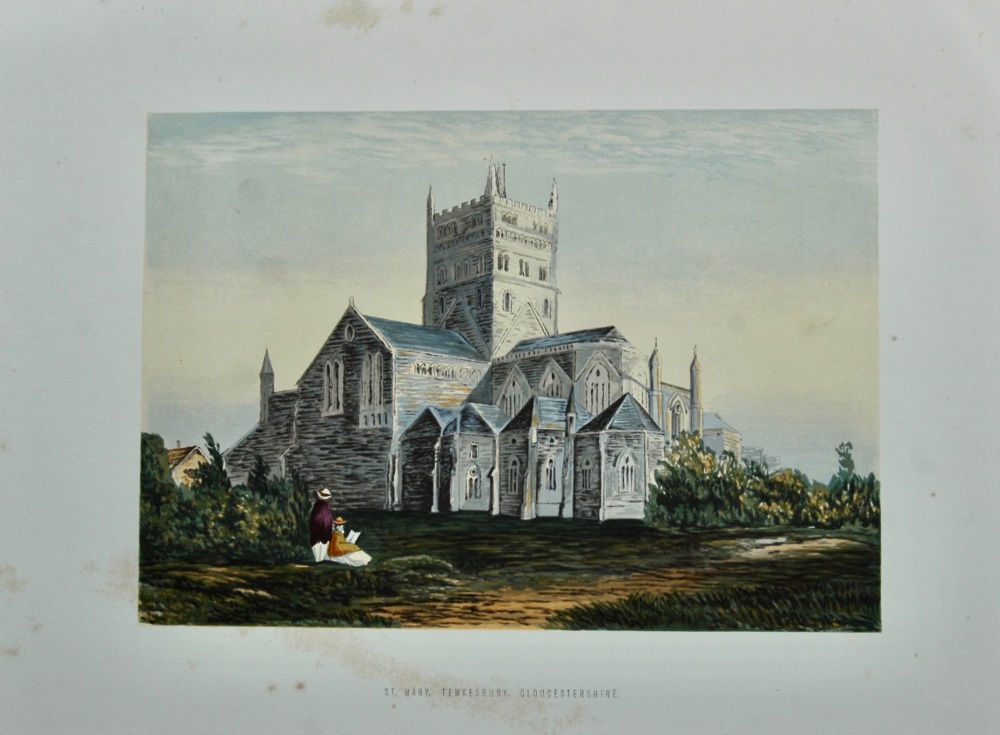St. Mary, Tewkesbury, Gloucestershire.  1869.