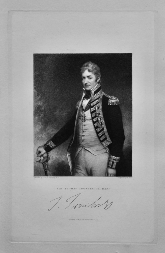 Sir Thomas Trowbridge, Bart.  1833.