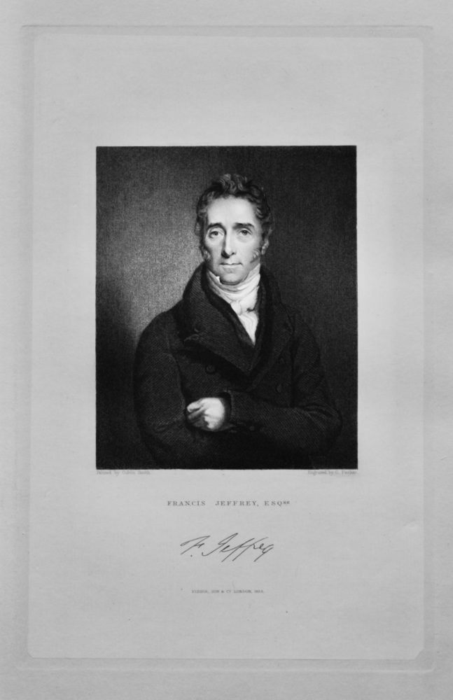 Francis Jeffrey, Esq.  1833.