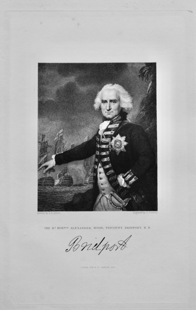 The Right Hon.  Alexander Hood, Viscount Bridport, K.B..  1833.