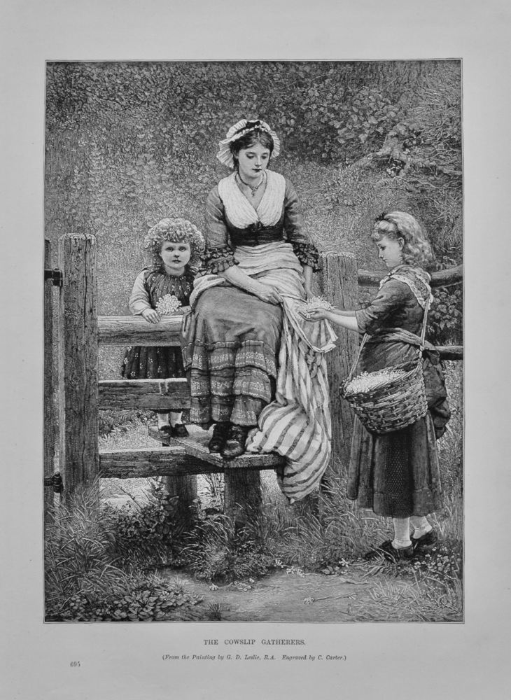 The Cowslip Gatherers.  1890.