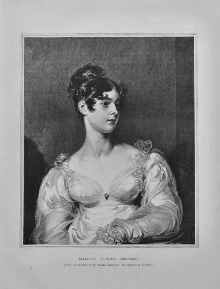 Elizabeth, Countess Grosvenor.  1891.