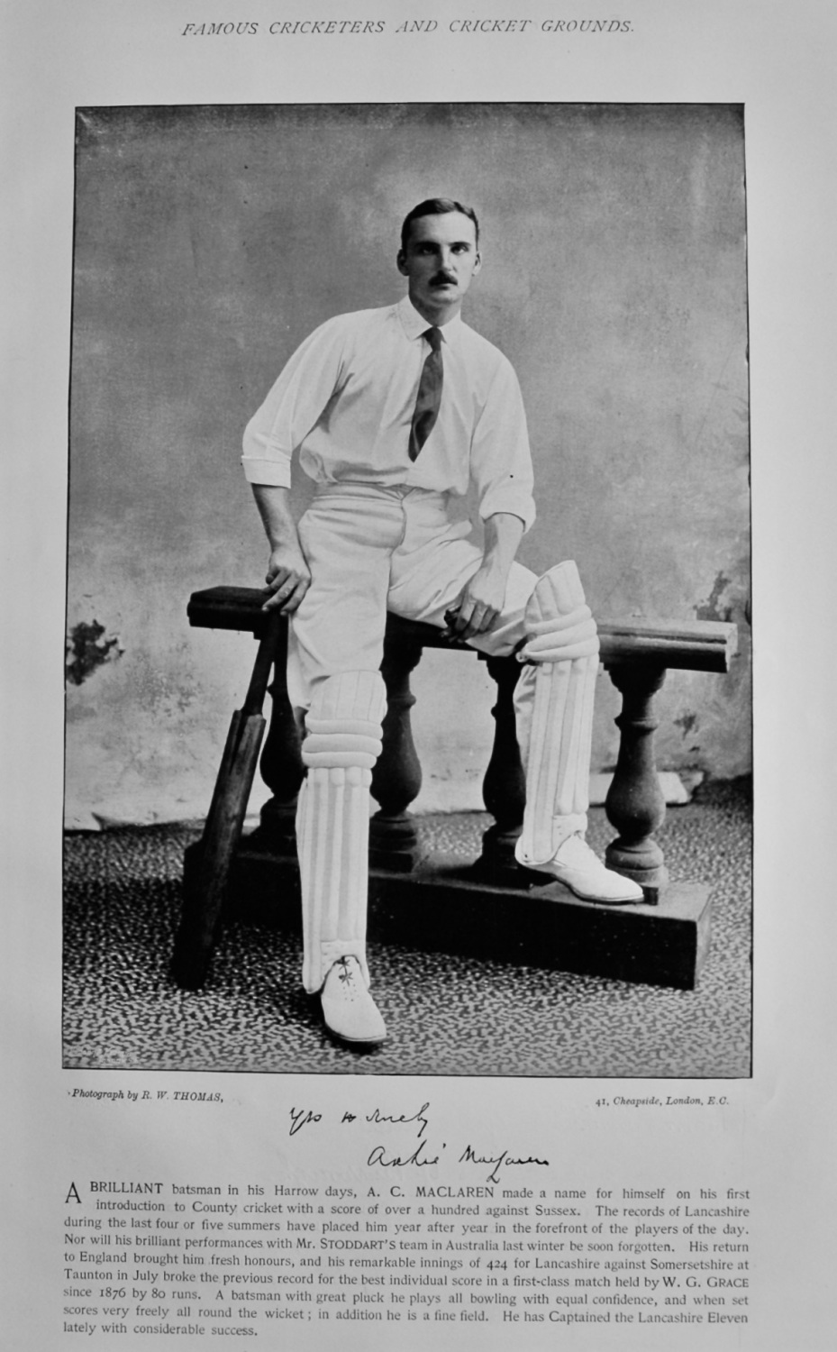 Archibald Campbell MaClaren.  1895.