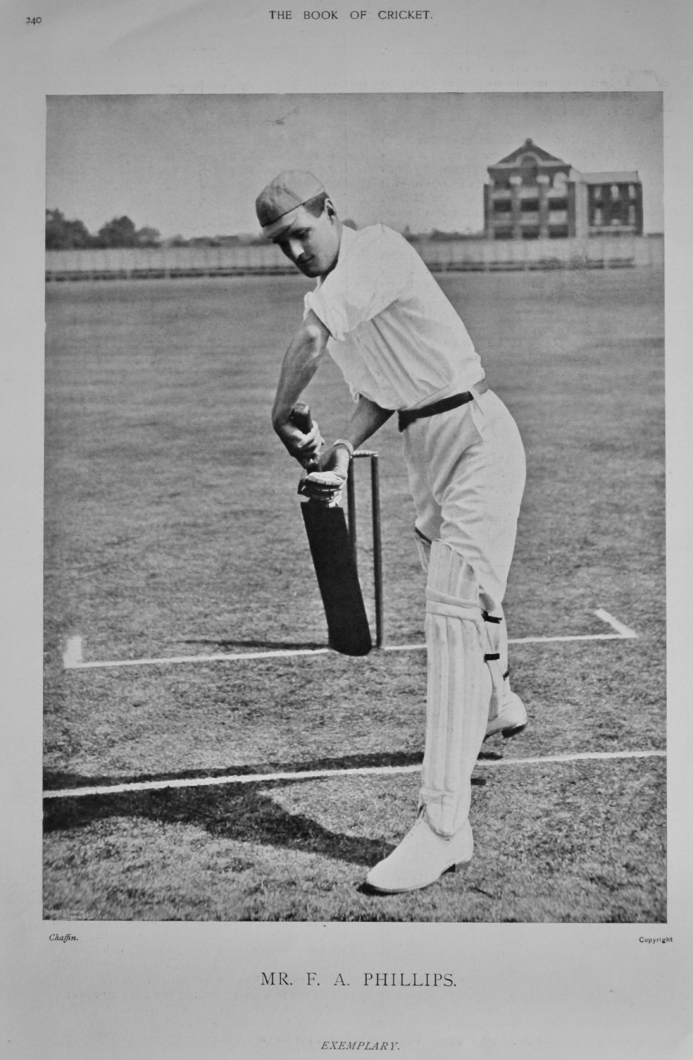 Francis Ashley Phillips.  1899.  (Cricketer)