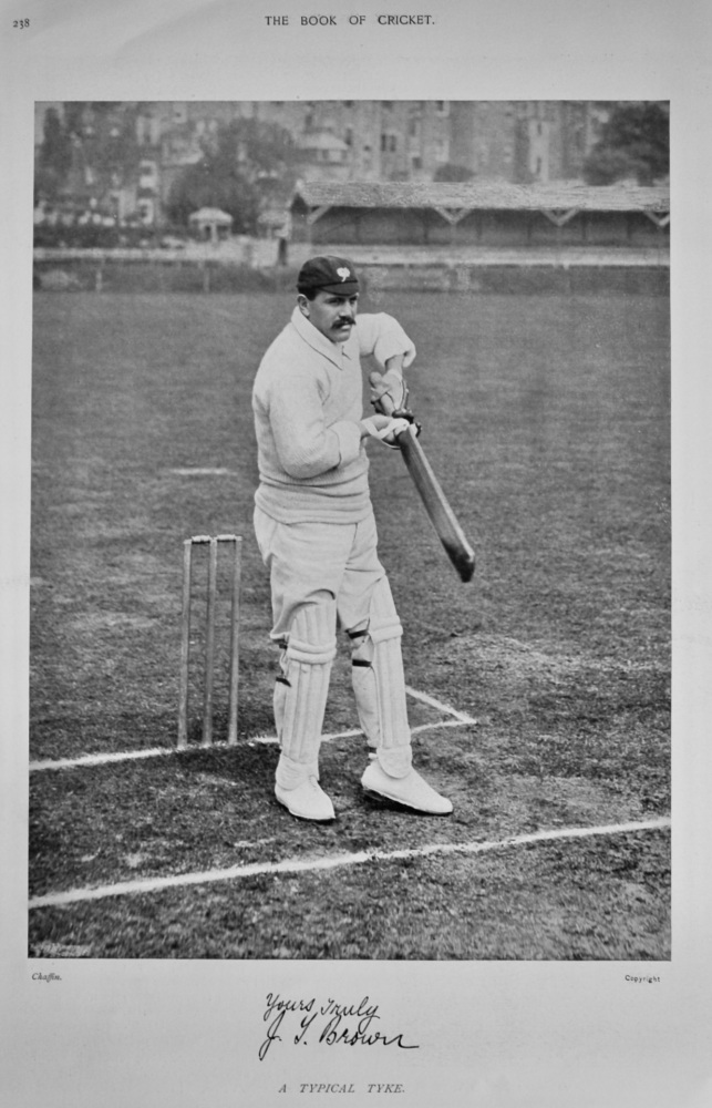 John Thomas Brown. 1899. (Cricketer).
