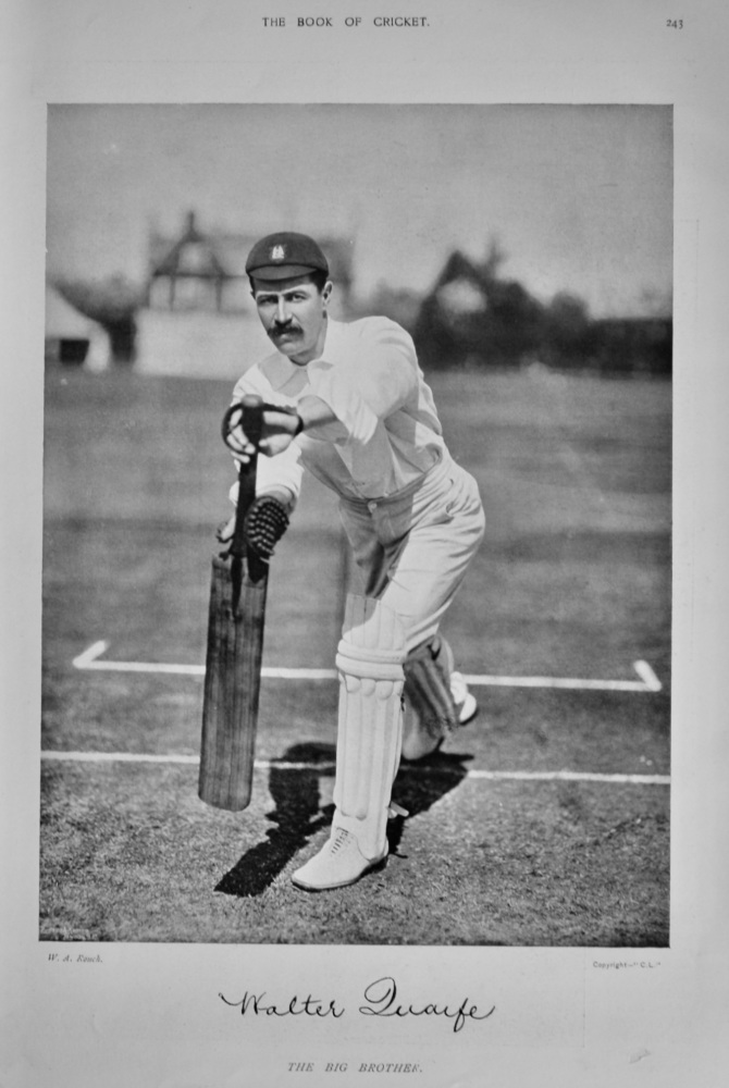 Walter Quaife.  1899.  (Cricketer).