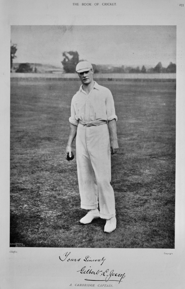 Gilbert Laird Jessop.  1899.  (Cricketer).