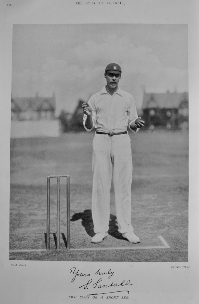 Sydney J. Santall.  1899.  (Cricketer).