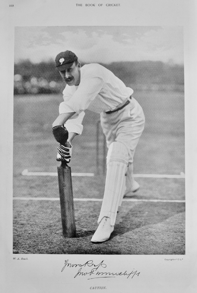 John Tunnicliffe.  1899.  (Cricketer).