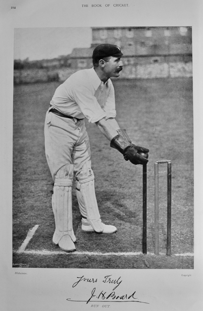 John Henry Board.   &   Albert Ernest Knight.   1899.  (Cricketers).