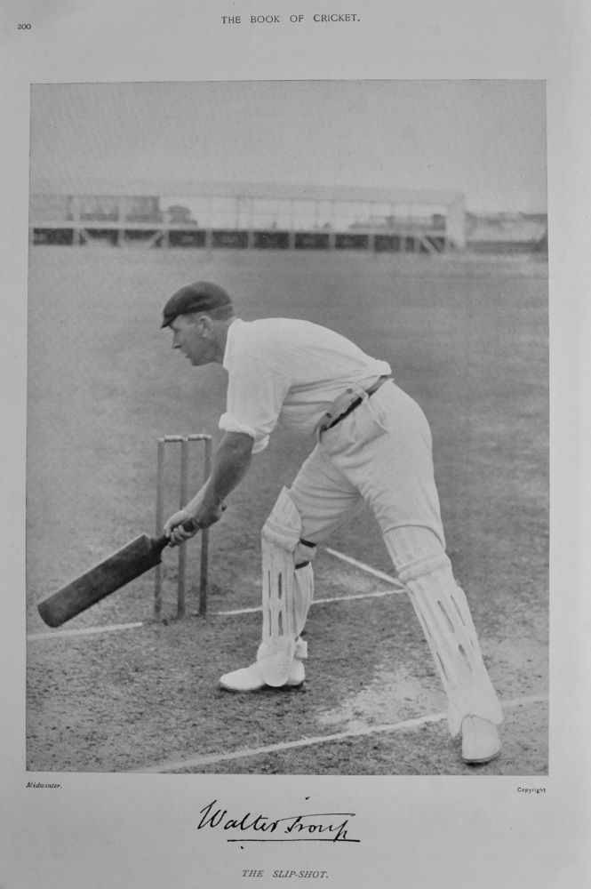 Walter Troup.  1899.  (Cricketer).