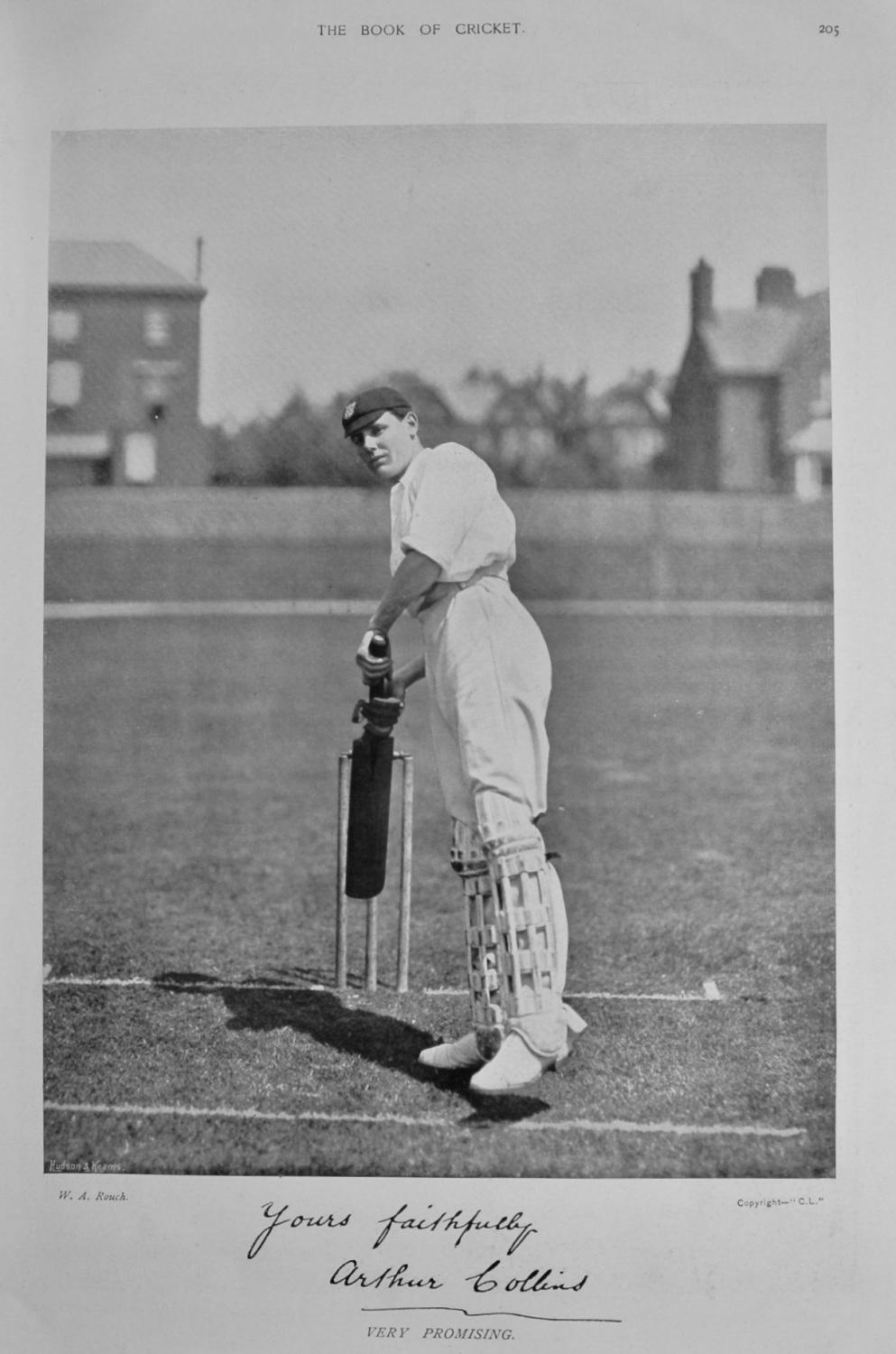 Arthur Collins.  1899.  (Cricketer).